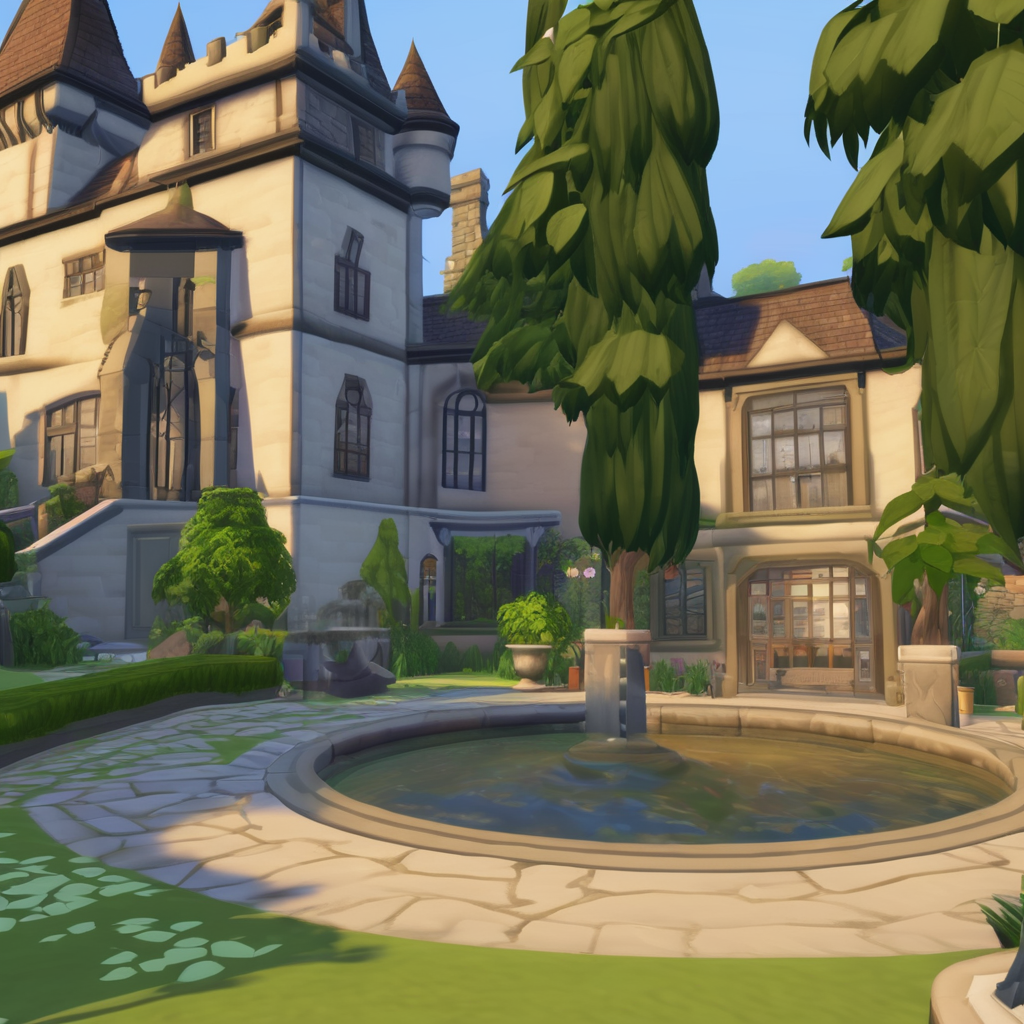 sims 4 castle estate kit bgc